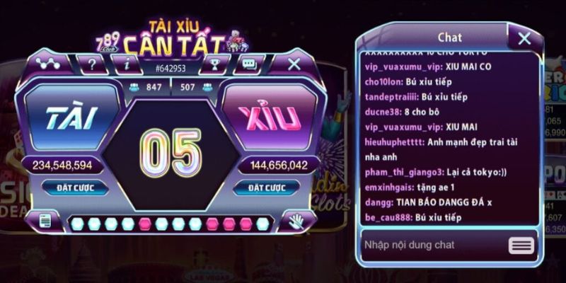 Game tài xỉu 789 là gì