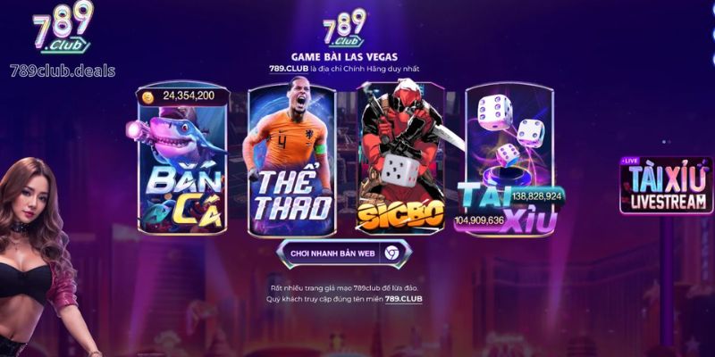 Các trò chơi phổ biến tại 789club